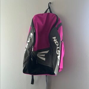 Easton Game Ready backpack.
Pink